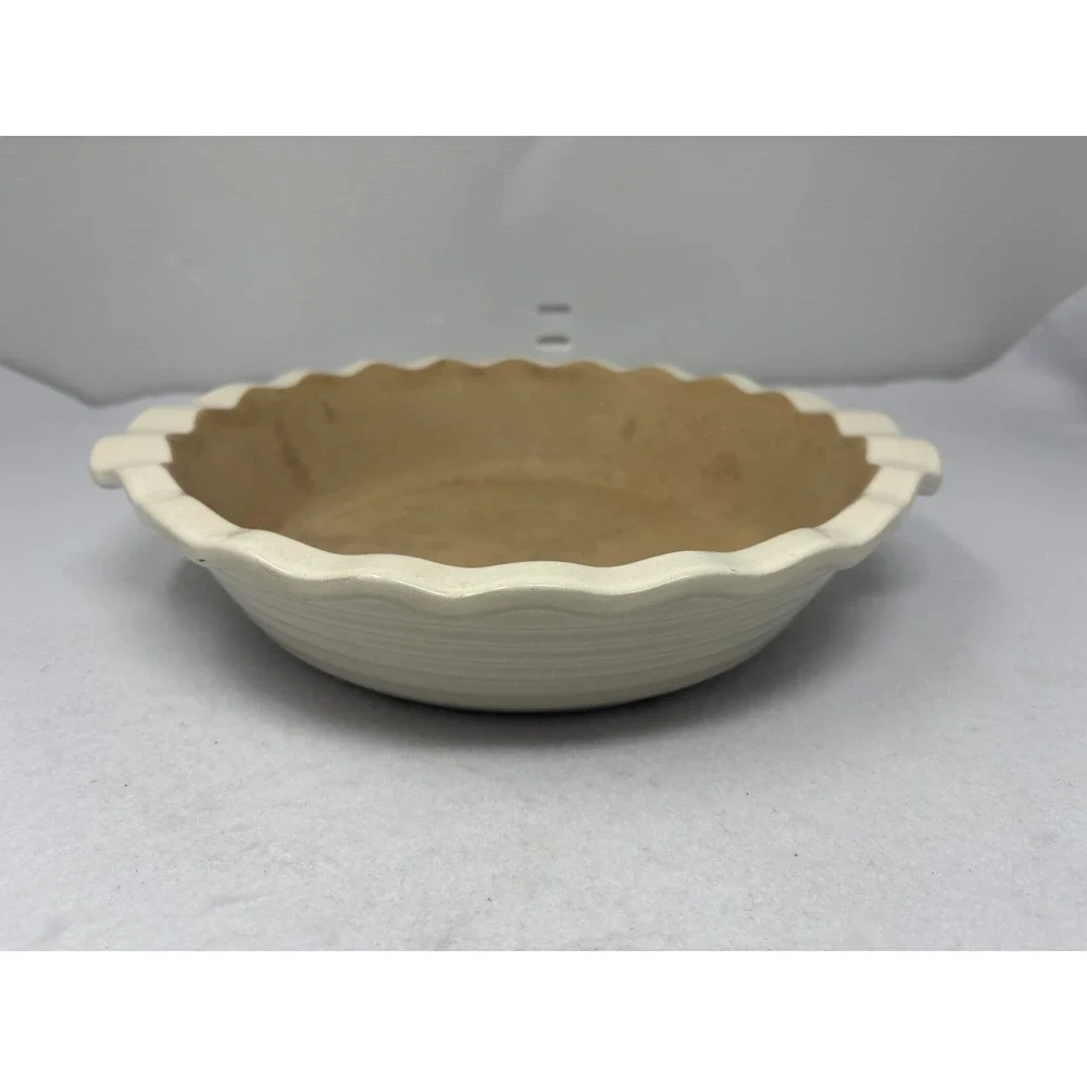Pampered Chef New Traditions‎ Deep Dish Pie Plate Vanilla 9